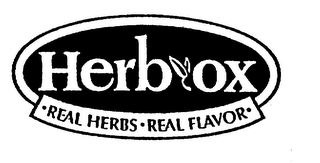 HERB OX REAL HERBS REAL FLAVOR logo