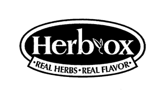 HERB OX . REAL HERBS . REAL FLAVOR. logo