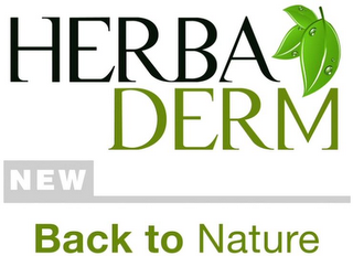 HERBA DERM NEW BACK TO NATURE logo