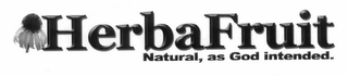 HERBAFRUIT NATURAL, AS GOD INTENDED. logo
