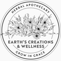 HERBAL APOTHECARY EARTH'S CREATIONS & WELLNESS GROW IN GRACE logo