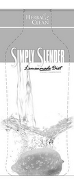HERBAL CLEAN SIMPLY SLENDER LEMONMADE DIET DIETARY SUPPLEMENT logo