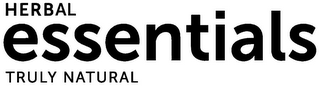 HERBAL ESSENTIALS TRULY NATURAL logo