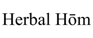 HERBAL HOM logo