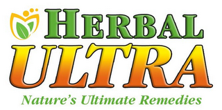 HERBAL ULTRA NATURE'S ULTIMATE REMEDIES logo
