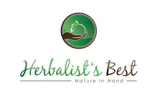 HERBALIST'S BEST NATURE IN HAND logo
