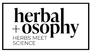 HERBAL+OSOPHY HERBS MEET SCIENCE logo