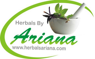 HERBALS BY ARIANA WWW.HERBALSARIANA.COM logo