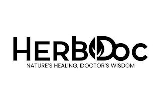 HERBDOC NAURE'S HEALING, DOCTOR'S WISDOM logo