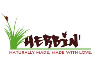 HERBIN NATURALLY MADE. MADE WITH LOVE. logo
