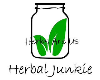 HERBS ARE US HERBAL JUNKIE logo