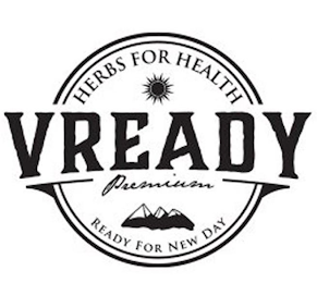 HERBS FOR HEALTH VREADY PREMIUM READY FOR A NEW DAY logo
