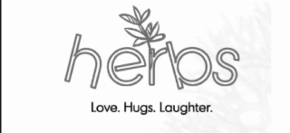 HERBS LOVE. HUGS. LAUGHTER. logo