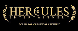 HERCULES ENTERTAINMENT "WE PERFORM LEGENDARY EVENTS" logo