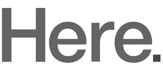 HERE. logo