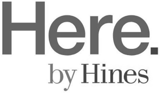 HERE. BY HINES logo