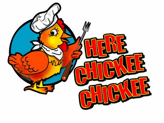 HERE CHICKEE CHICKEE logo
