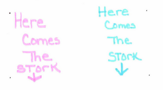 HERE COMES THE STORK HERE COMES THE STORK logo