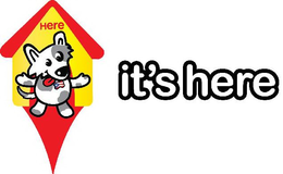 HERE IT'S HERE logo