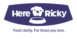 HERE RICKY     FOOD CLARITY. FOR THOSE YOU LOVE. logo
