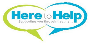 HERE TO HELP SUPPORTING YOU THROUGH TREATMENT. logo