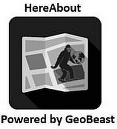 HEREABOUT POWERED BY GEOBEAST logo