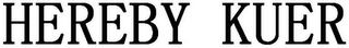 HEREBY KUER logo