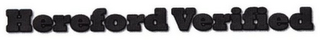 HEREFORD VERIFIED logo