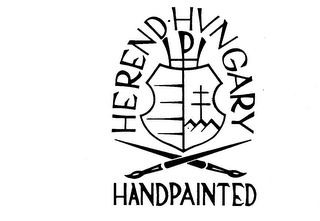 HEREND HUNGARY HANDPAINTED logo