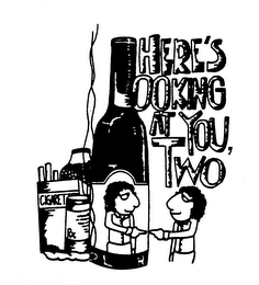 HERE'S LOOKING AT YOU, TWO logo