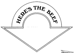 HERE'S THE BEEF logo
