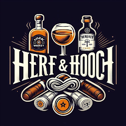 HERF & HOOCH AIGERAL WHISKEY HEREKEY HIGOEY logo