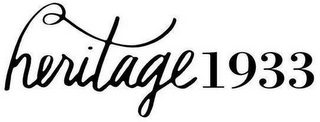 HERITAGE 1933 logo