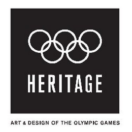 HERITAGE ART & DESIGN OF THE OLYMPIC GAMES logo
