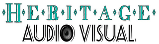 HERITAGE AUDIO VISUAL logo