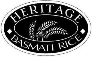 HERITAGE BASMATI RICE logo