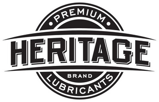 HERITAGE BRAND PREMIUM LUBRICANTS logo