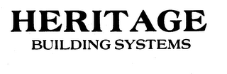 HERITAGE BUILDING SYSTEMS logo