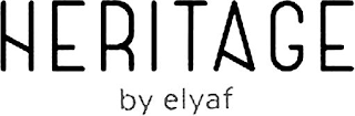 HERITAGE BY ELYAF logo