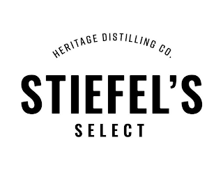 HERITAGE DISTILLING CO. STIEFEL'S SELECT logo