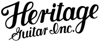 HERITAGE GUITAR INC. logo