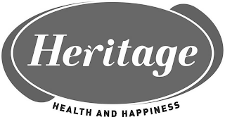 HERITAGE HEALTH AND HAPPINESS logo