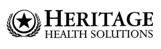 HERITAGE HEALTH SOLUTIONS logo