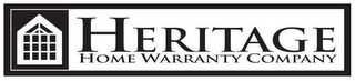HERITAGE HOME WARRANTY COMPANY logo