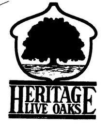 HERITAGE LIVE OAK logo