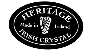 HERITAGE MADE IN IRELAND IRISH CRYSTAL logo