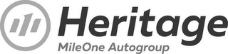 HERITAGE MILEONE AUTOGROUP logo