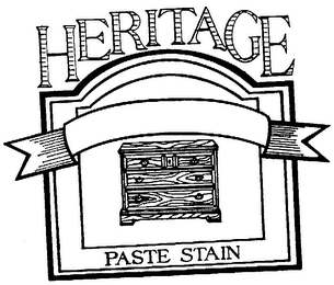 HERITAGE PASTE STAIN logo
