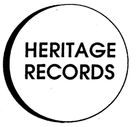 HERITAGE RECORDS logo