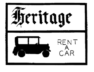 HERITAGE RENT A CAR logo